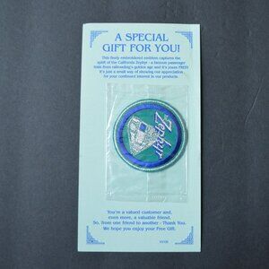 California Zephyr Train Patch New Sealed